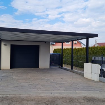 Inspirace Carport ARTOSI – hliníkový přístřešek pro auta
